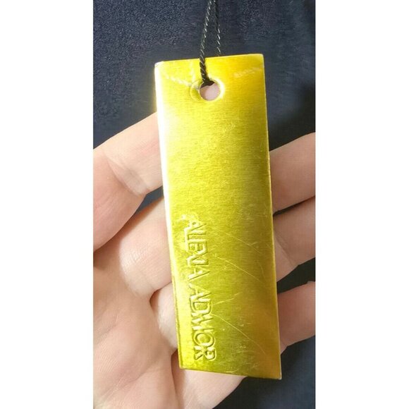 Alexia Admor Maxi Dress 6 Blue Rhinestone High-Low Resort Coastal Vacation Femme - Picture 13 of 15